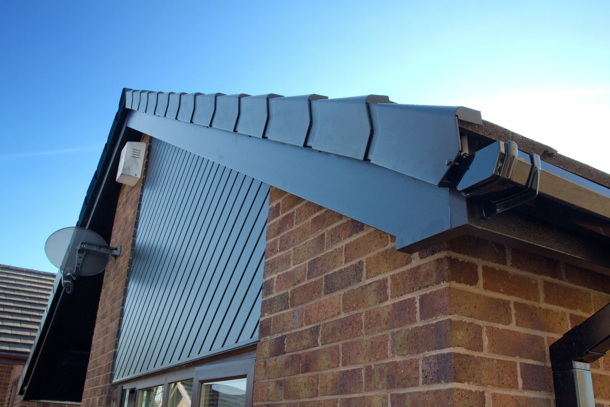 metal roof fascia