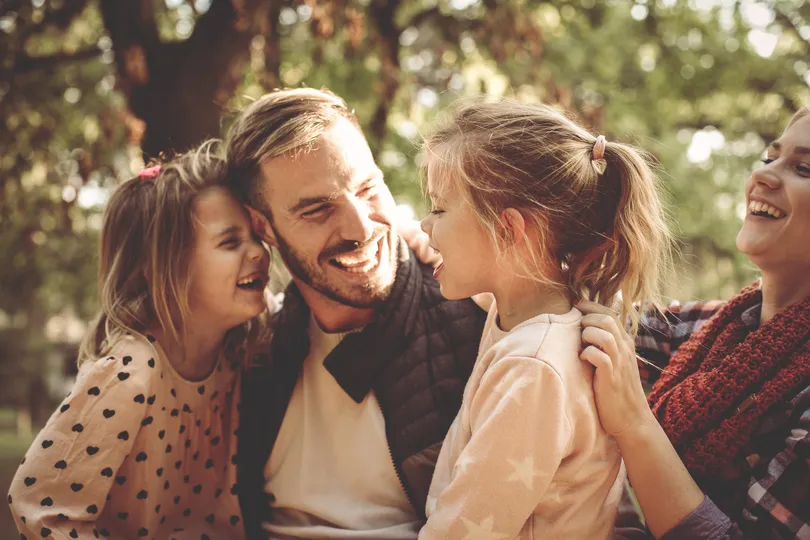 Family enjoying the outdoors together in Forest Lake