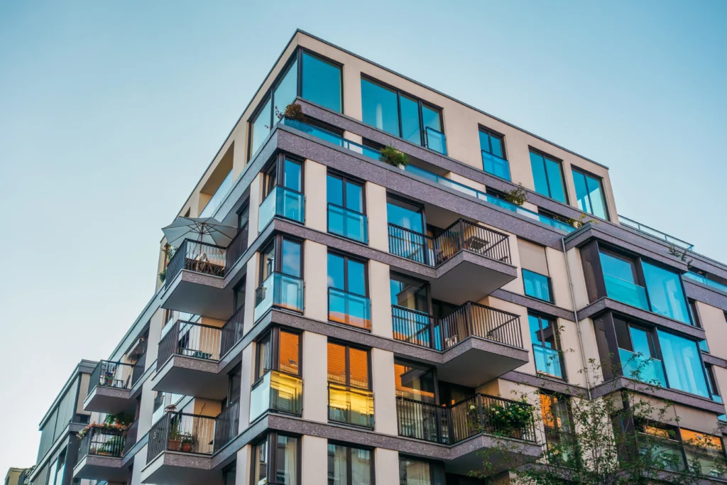 Elevated new apartments in Forest Lake.