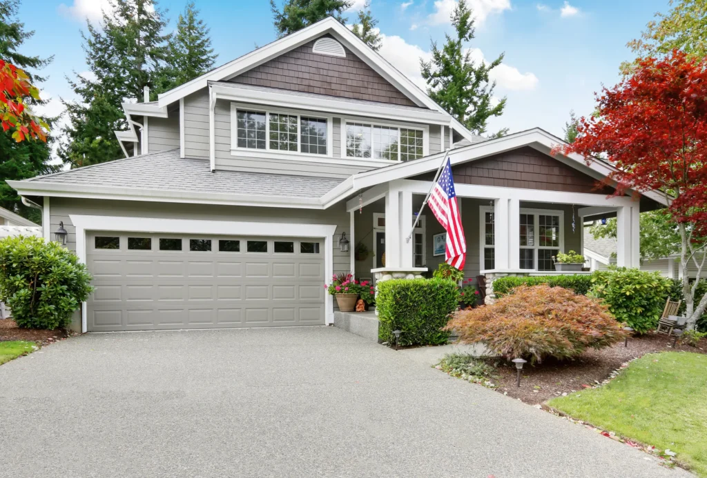 Light gray house in East Bethel