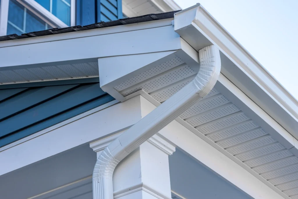 New gutters in a Twin Cities home