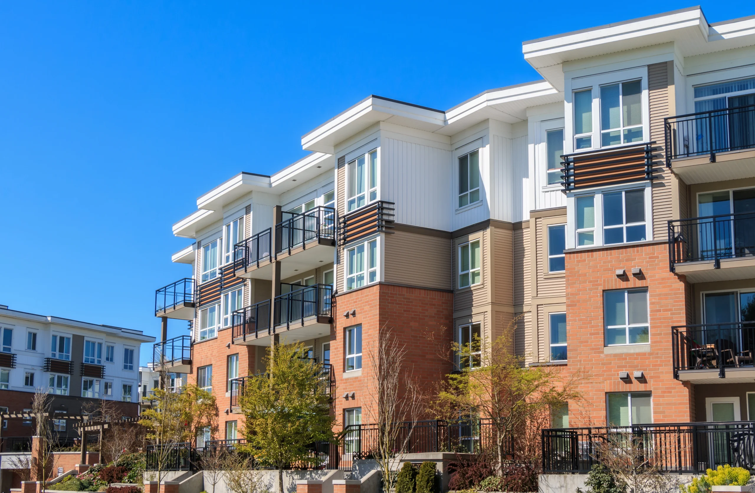 beautiful apartment complex