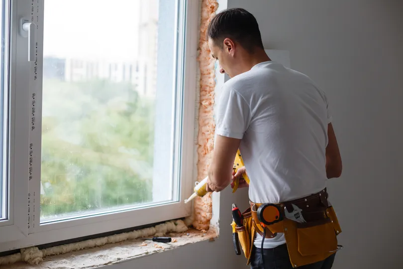 Windows being installed in a Minneapolis home