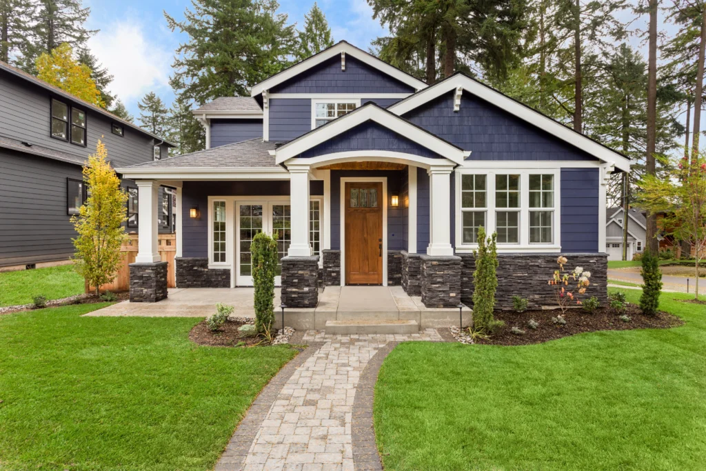 Here is a fancy new house!