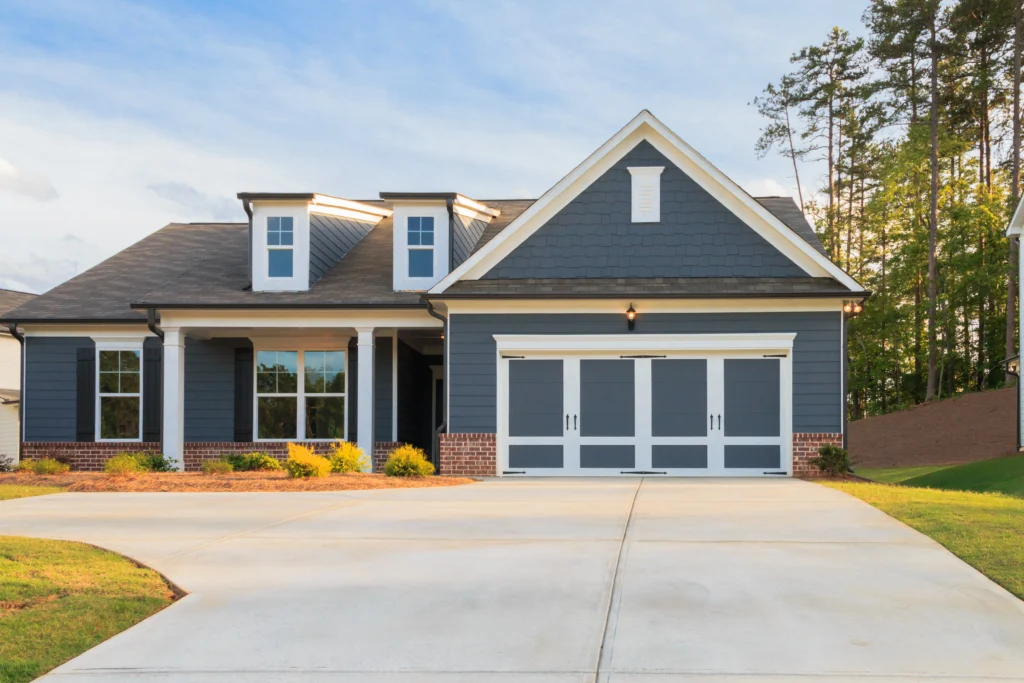 A brand new house.
