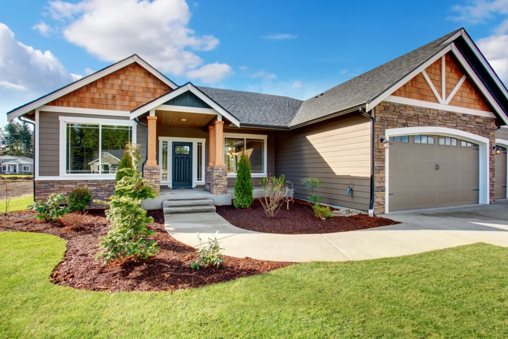 Light brown house in Edina