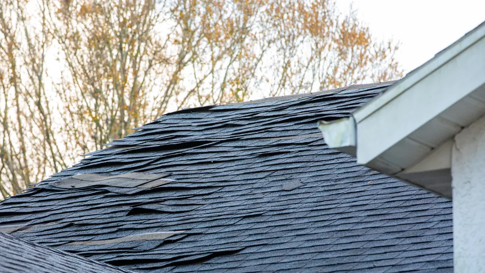 Signs of roof damage for a home in Stillwater