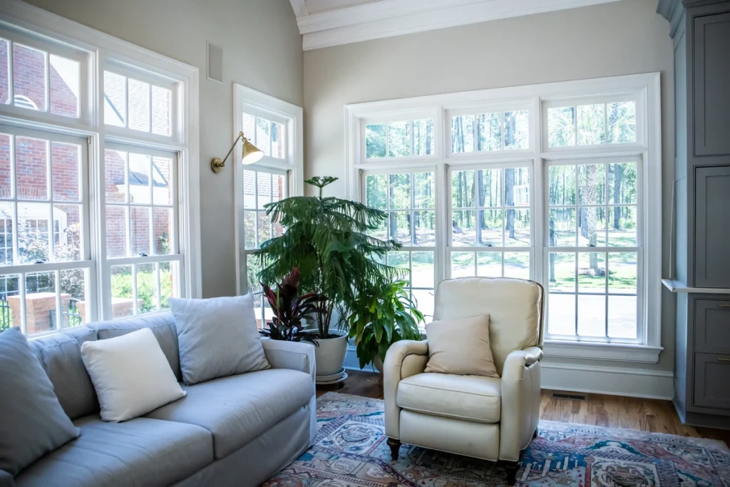 windows in living room