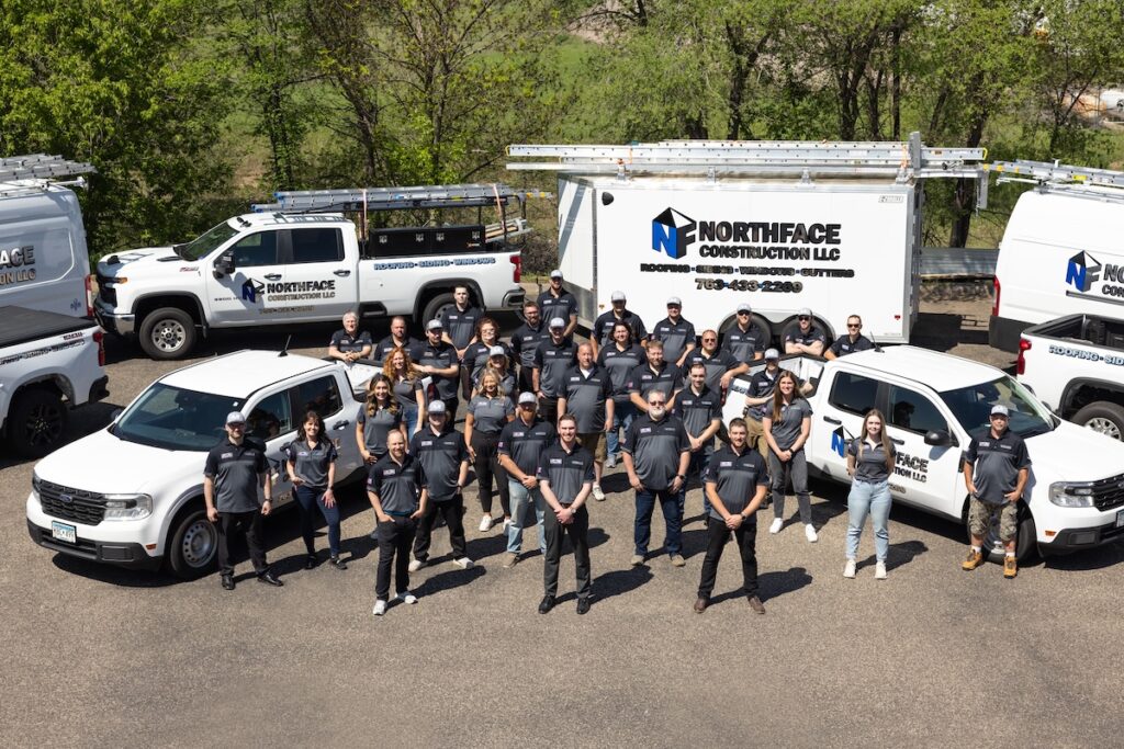 Northface team group photo outside