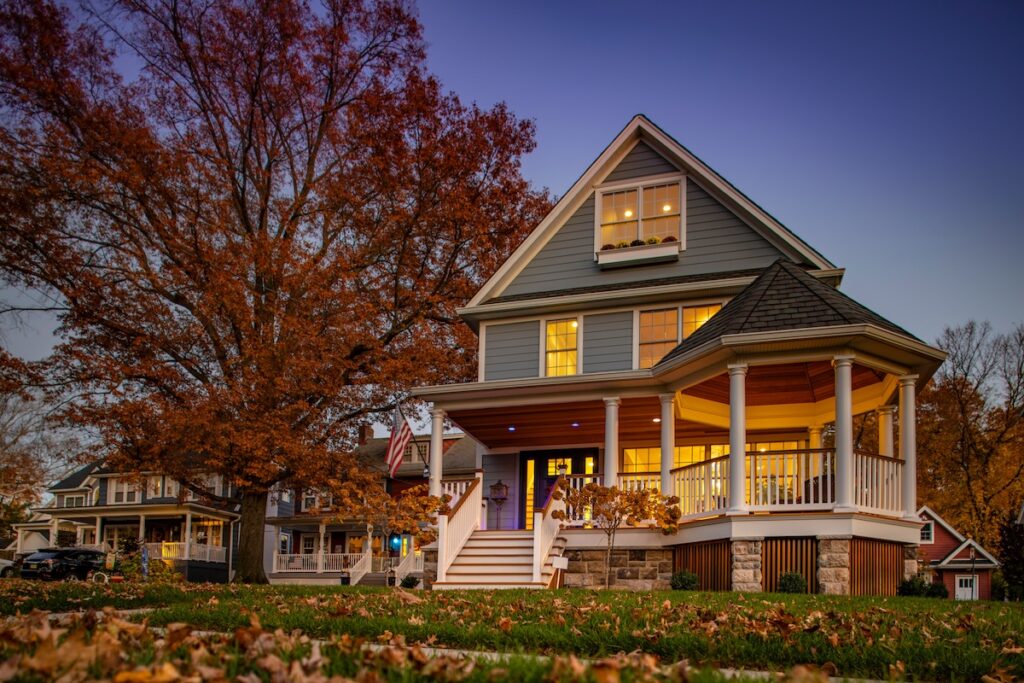 home in fall foley siding installation